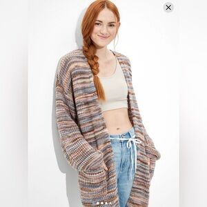 AE Oversized Dreamspun Cardigan Size Small